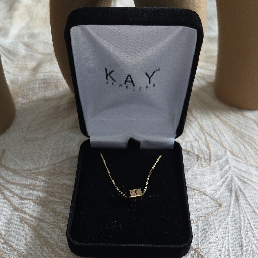 Kay Jewelers Gold "I Love You" Necklace